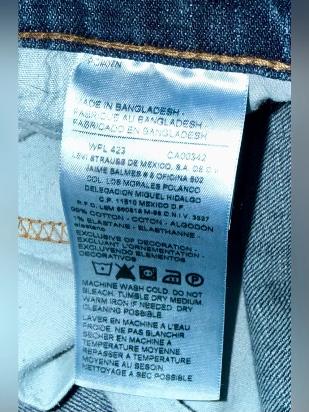 Levi’s Signature Straight Jeans Men’s 36x32 Medium Wash Stretch Denim Classic